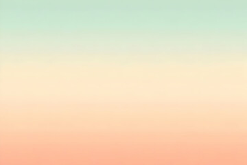 Fototapeta premium Gradient light peach to light green abstract background