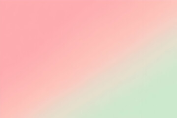 Obraz premium Gradient light green to baby pink abstract background