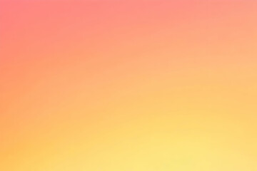 Obraz premium Gradient pastel orange to light yellow abstract background