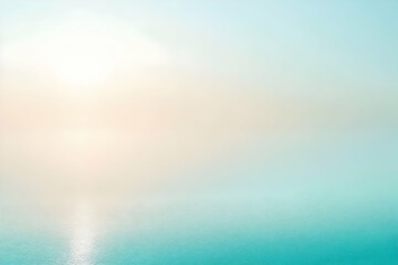 Obraz premium Gradient light seafoam to light silver abstract background