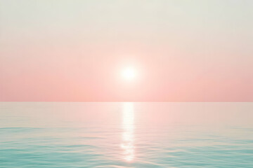 Fototapeta premium Gradient light seafoam to pale pink abstract background