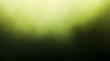 Obraz premium Blurred gradient olive to black abstract background