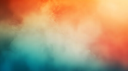 Fototapeta premium Blurred gradient smoke to amber abstract background