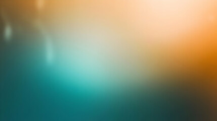 Obraz premium Blurred gradient bronze to teal abstract background