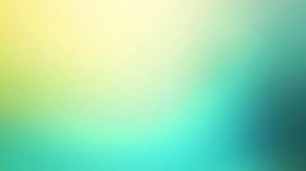 Obraz premium Blurred gradient lime to teal abstract background