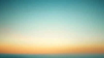 Fototapeta premium Blurred gradient bronze to sky blue abstract background