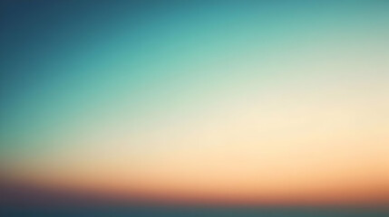 Naklejka premium Blurred gradient bronze to sky blue abstract background