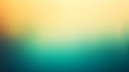 Blurred gradient teal to gold abstract background