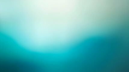 Obraz premium Blurred gradient turquoise to silver abstract background