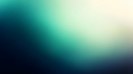 Obraz premium Blurred gradient navy to emerald abstract background