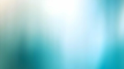 Fototapeta premium Blurred gradient turquoise to silver abstract background