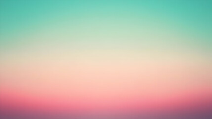 Obraz premium Blurred gradient emerald to pink abstract background