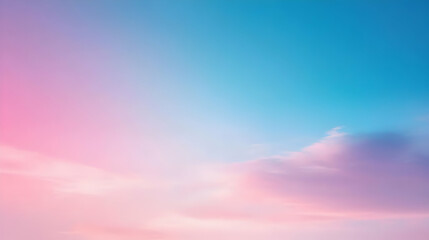 Obraz premium Blurred gradient sky blue to fuchsia abstract background