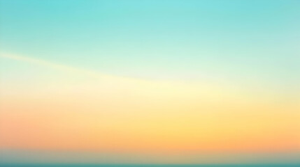 Obraz premium Blurred gradient aqua to ochre abstract background