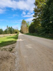 Country road in southwestern Ontario 