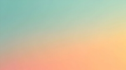 Blurred gradient jade to ochre abstract background