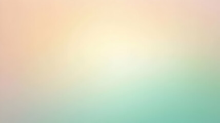 Blurred gradient beige to mint abstract background