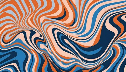 Obraz premium Shades of Blue and Orange Background with Marble Texture, Blending Cool and Warm Tones for a Vibrant and Eye-Catching Design, Ideal for Modern Branding and Creative Art Projects