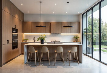 modern kitchen interior