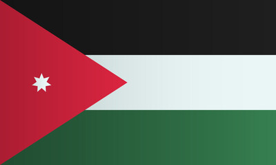 Flag of Jordan. Coutry identity