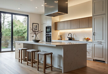 modern kitchen interior
