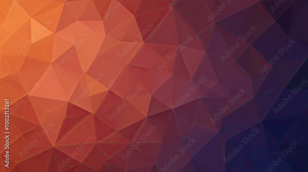 Poster bright bold overlapping triangle abstract background