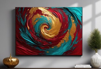 vibrant abstract texture displaying layered colors patterns eye catching composition, design, graphic, artistic, modern, visual, creative, colorful
