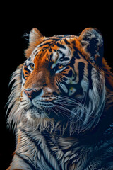 Fototapeta premium Close up of tiger headshot