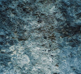 Rock Surface Textured Closeup Rough Gray Blue Natural Pattern