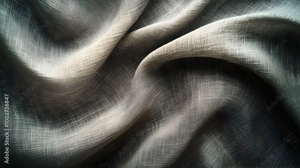 Poster elegant and textured fabric background with soft folds creating depth and a luxurious feel for premi