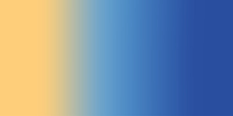 Soft color gradient background of sand brown and beach blue. Abstract blured background with gradient color
