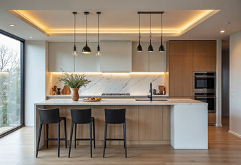 Obraz premium modern kitchen interior