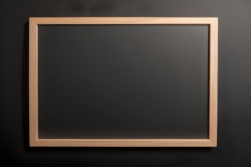 Blank Blackboard Isolated on White Background Generative AI illustration