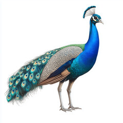 Obraz premium peacock isolated on white background