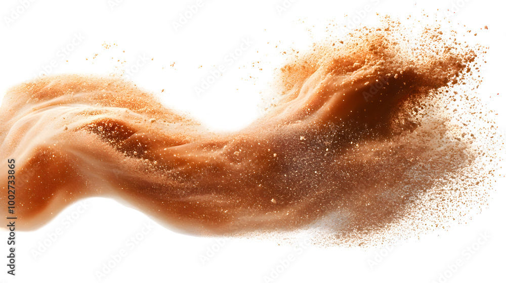 Fototapete Captivating abstract image depicting an explosive burst of vibrant,dynamic particles swirling and blurring in a mesmerizing,visually-striking motion.