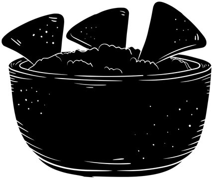 recommend clip art: tortilla illustration snack silhouette tasty logo nachos icon chips outline mexican crunchy corn nacho spicy meal hot cuisine cheese shape for vector graphic background