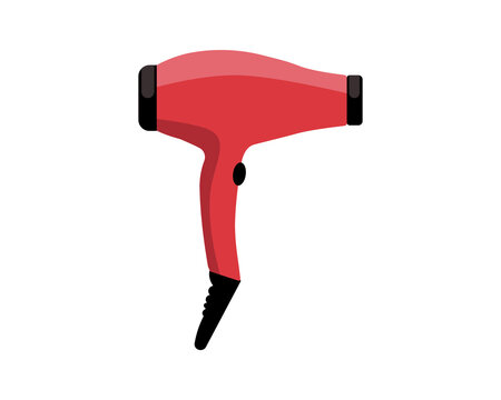 recommend clip art: Hair dryer Line Icon fashion hairdryer of hairdresser to blow-dry and electric hair-dryer blower. Barber styling appliance. Vector cartoon illustration