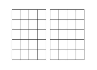 Monthly Calligraphy practice sheet 