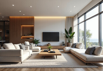 Fototapeta premium modern living room