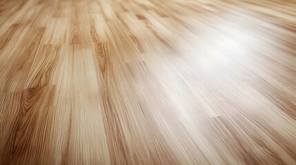 A close-up of a wood floor with a natural finish, wooden flooring