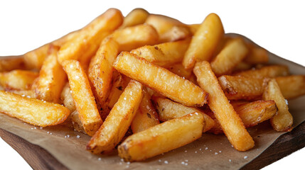 potato chips isolated on white background