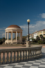 Band stand at Liverno, Tuscany, Italy, next to Mascagni Terrace