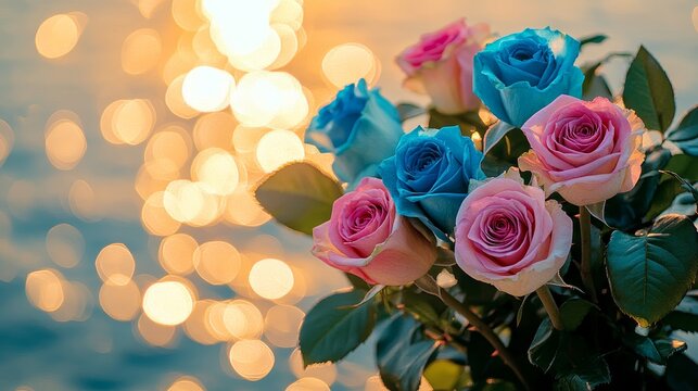 The sky is ablaze with poppies in this HD 8K wallpaper stock image