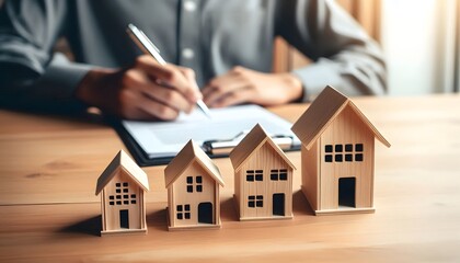 Realtor Agent with houses