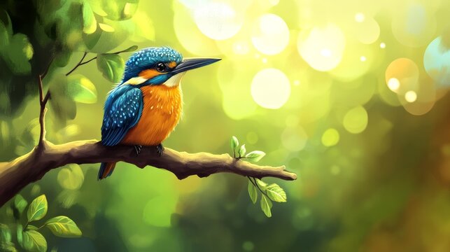 An HD 8K wallpaper of a lilac roller