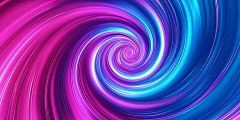 Colorful Neon Swirl Background with Grainy Texture, Showcasing a Pink, Blue, and Purple Vortex Ideal for Eye-Catching Poster Designs