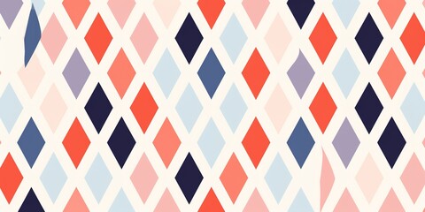 Obraz premium A colorful pattern of squares and triangles background.