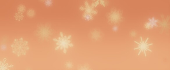 Abstract Winter Snowflake Background