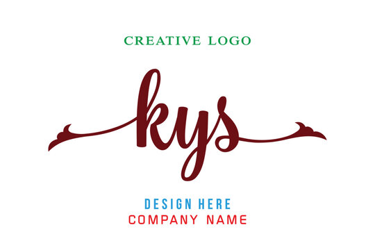 KYS  lettering logo is simple, easy to understand and authoritative