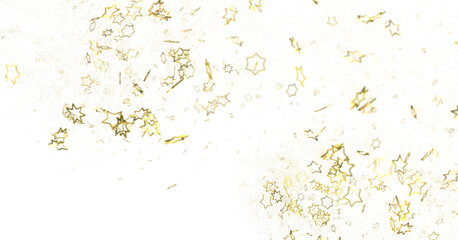 Drifting Christmas Stardust: Captivating 3D Illustration of Descending Stardust Particles for the...